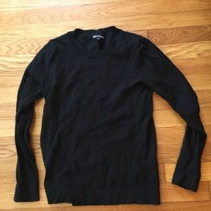 J crew black wool sweater